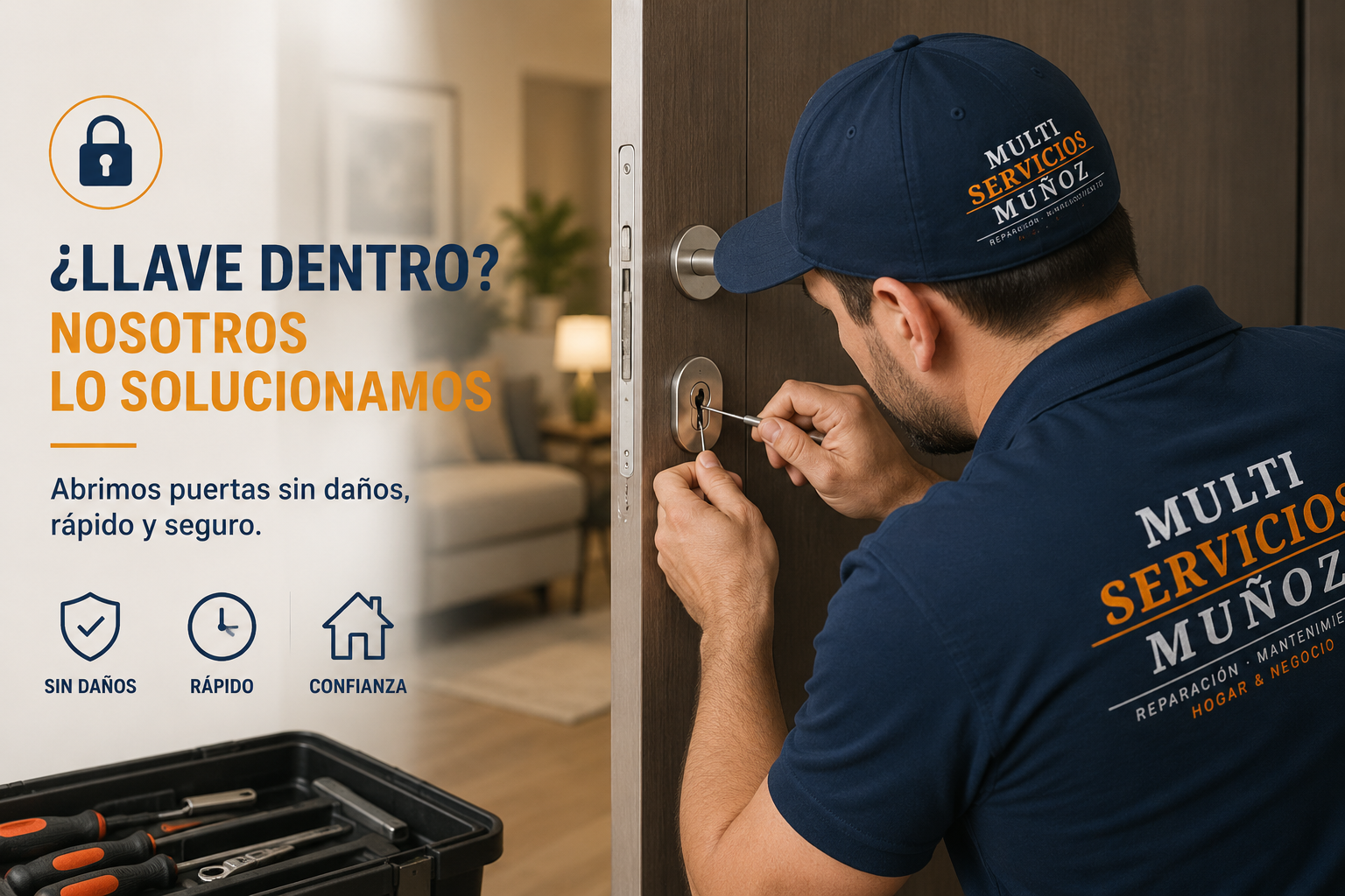 Cerraduras para servicio de mantenimiento